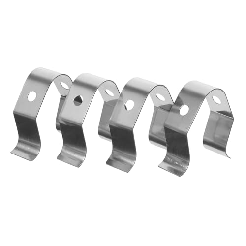 COOLHIYA 4 Stück Thermometer Clip für Töpfe Teiliges Temperaturfühler Halter für Präzise Messung Beim Kochen Frittieren und Backen Hitzebeständig und Langlebig von COOLHIYA