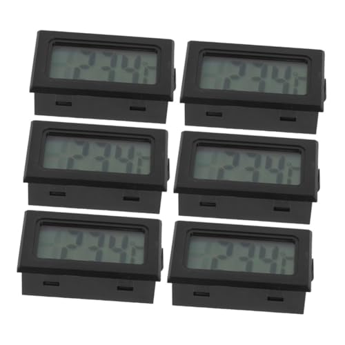 COOLHIYA 6 Stück Teiliges Digitales Einbau-thermometer mit Klarer Anzeige Handlich und Platzsparend Geeignet für Innen- Außen Industrieanwendungen Präzise Temperaturmessung für Büro Auto COOLHIYA 6 Stück Teiliges Digitales Einbau-thermometer mit Klarer Anzeige Handlich und Platzsparend Geeignet für Innen- Außen Industrieanwendungen Präzise Temperaturmessung für Büro Auto von COOLHIYA