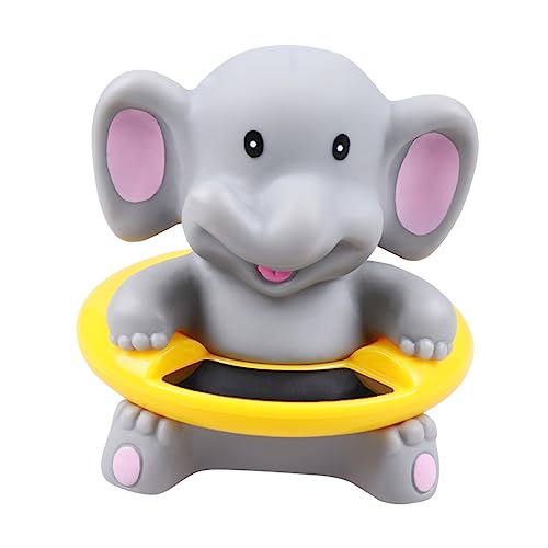 COOLHIYA Elektronisches Badethermometer für Junge Mädchen Cartoon Elefant Vielseitiges Wasserthermometer für Badewanne Pool und Spa für Sicheres Baden und Spielzeuggebrauch von COOLHIYA