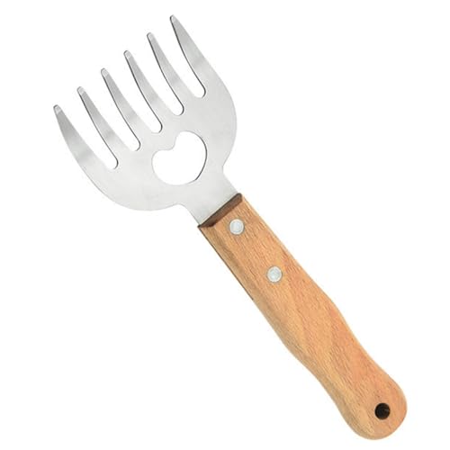 COOLHIYA Fleischklauen mit Langem Griff Multifunktionale Bbq Zerkleinerer mit Flaschenöffner für Grill und Camping zum Zerteilen von Hähnchen Rind und Schweinefleisch von COOLHIYA