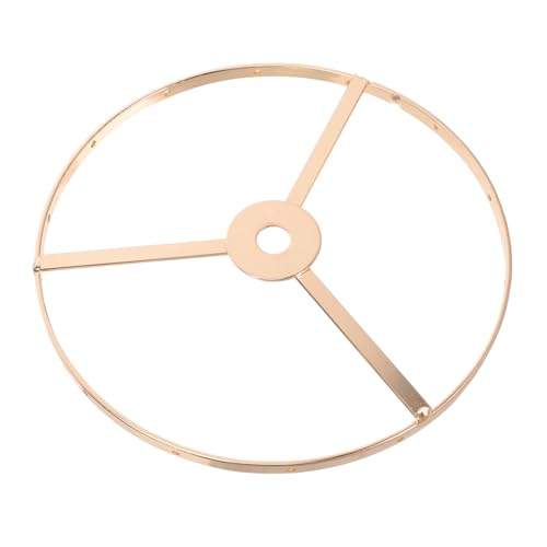 COOLHIYA Gold Diy Lamp Shade Holder für Pendelleuchten und Tischlampen Durchmesser Einfach zu Montieren für Individuelles Lichtdesign Wohnräumen und von COOLHIYA