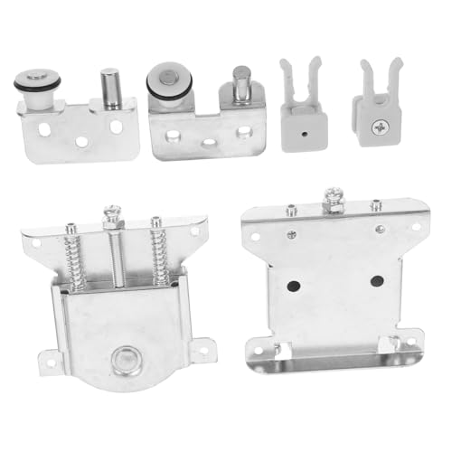 COOLHIYA Schiebetür Pulley Rad Set mit Dämpfung Ersatzrollen für Schiebetüren und Schränke Langlebig und Praktisch für Mühelosen Betrieb für Holzschiebetüren von COOLHIYA
