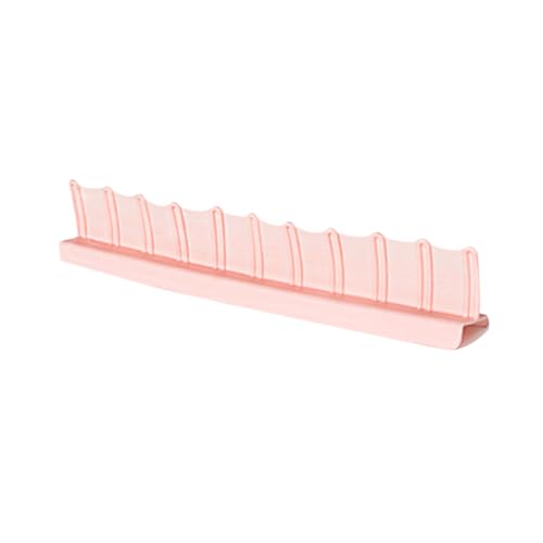 COOLHIYA Silikon Spülbeckenschutz mit Starkem Saugnapf Wasserdichter Spritzschutz für Küchen und Badezimmerbecken Langlebiger Wasserabweiser Praktischer Splash Schutz Dekorativer Rosa von COOLHIYA