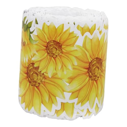 COOLHIYA Tropische Blumenbordüre Papier Rolle Hawaii Luau Pinnwand Dekoration Klassenzimmer Bulletin Board Trim Elegantes Design für Wand Büro Party von COOLHIYA