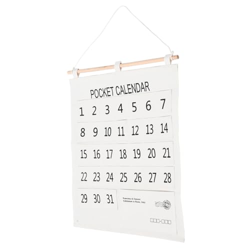COOLHIYA Wandkalender Aufbewahrungstasche Baumwolle Leinen Wandmontage Kalender Organizer für Zuhause Büro Schlafzimmer Küche Praktische Hängende Monatskalender Tasche zur Familienplanung COOLHIYA Wandkalender Aufbewahrungstasche Baumwolle Leinen Wandmontage Kalender Organizer für Zuhause Büro Schlafzimmer Küche Praktische Hängende Monatskalender Tasche zur Familienplanung von COOLHIYA