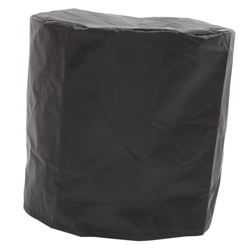 COOLHIYA Wasserdichte Gartenmöbel Abdeckung für Kleinen Teetisch Silberbeschichtet Schwarz Robust Kratzfest Wetterfest Staubdicht Uv-beständig für Balkon und Terrasse von COOLHIYA