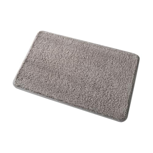 COOLHIYA rutschfeste Mikrofaser Badematte Weicher Saugfähiger Badteppich für Badezimmer Wc und Duschbereich Waschbarer Bodenmatte mit Rutsch Beschichtung Grauer Badvorleger COOLHIYA rutschfeste Mikrofaser Badematte Weicher Saugfähiger Badteppich für Badezimmer Wc und Duschbereich Waschbarer Bodenmatte mit Rutsch Beschichtung Grauer Badvorleger von COOLHIYA
