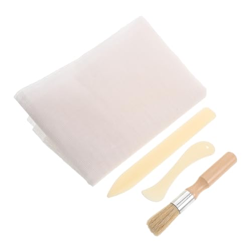 COOPHYA 1 Satz Buchbindungsset für Professionelle Reparatur mit Buchbindungsstoff Knochenfalzwerkzeug Pinsel und Filz für Binden und Restaurieren Alter Umfassendes Reparaturkit von COOPHYA