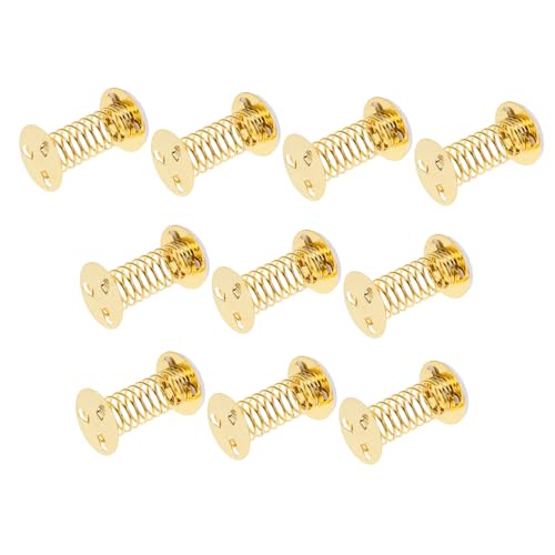 COOPHYA 10stücke Schaukelpuppenfedern Selbstklebende Metallfederbasis Für DIY-schüttelköpfe Puppenköpfbasis Goldfarben Zum Basteln Und Dekorieren COOPHYA 10stücke Schaukelpuppenfedern Selbstklebende Metallfederbasis Für DIY-schüttelköpfe Puppenköpfbasis Goldfarben Zum Basteln Und Dekorieren von COOPHYA