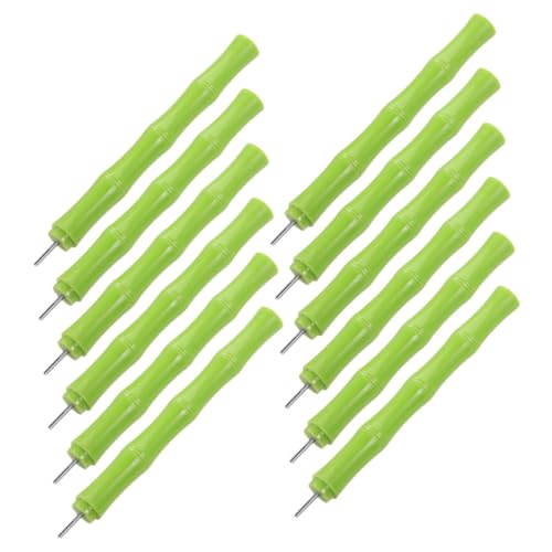 COOPHYA 12 Stück Papier-Quilling-Werkzeuge, Roll-Curling-Quilling-nadelstift, DIY-kartenherstellung, Papierstift Für Kunsthandwerk, Handgefertigte Werkzeuge, Bambusform von COOPHYA