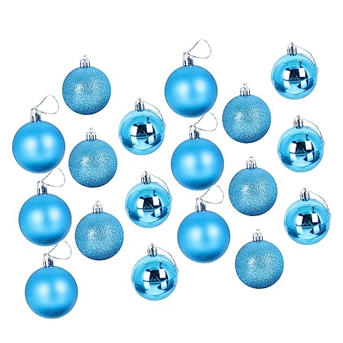 COOPHYA 18 STK Weihnachtskugeln Urlaub Baumschmuck Hängende Weihnachtskugel Hochzeitsbaumkugeln Disco-Kugel-Ornamente Weihnachtsdekoration Zum Aufhängen Empfindlich PVC Wunderland von COOPHYA