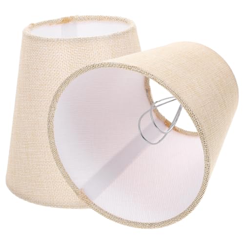 COOPHYA 2 Stück Kleiner Lampenschirm Retro Clip Lampenschirme für Hängelampe Stehlampe Wandlampe und Kronleuchter Stilvolle Fasslampenschirme für Warme COOPHYA 2 Stück Kleiner Lampenschirm Retro Clip Lampenschirme für Hängelampe Stehlampe Wandlampe und Kronleuchter Stilvolle Fasslampenschirme für Warme von COOPHYA