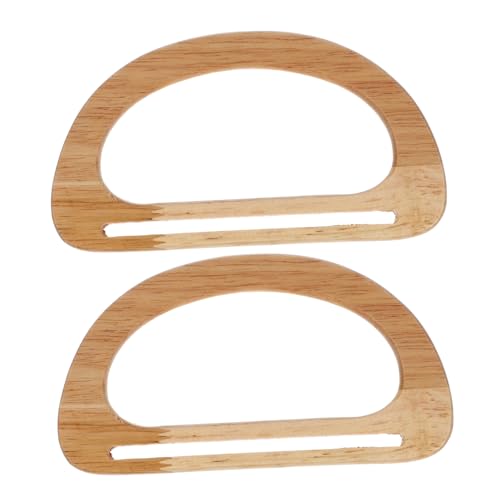 COOPHYA 2stücke Holz-taschengriffe Für Handtaschen Dekorativer Griff Für Handtaschen Langlebig Und Bruchfest Geeignet Für Hand Und Handgelenktaschen von COOPHYA
