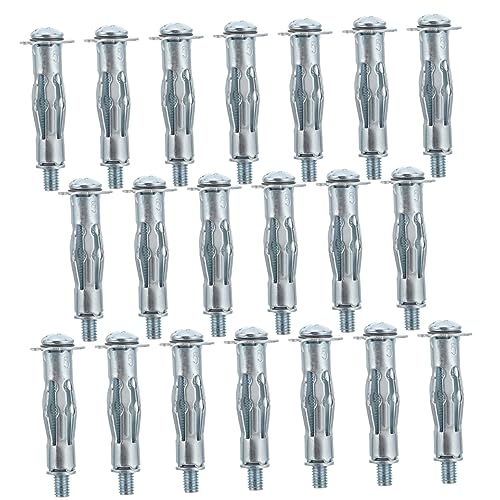 COOPHYA 20 Stück Hohlraumdübel Robuste Verzinkte Metallanker für Gipskartonplatten Installieren für Gleichmäßige Lastverteilung für Bilder und Gardinenleisten COOPHYA 20 Stück Hohlraumdübel Robuste Verzinkte Metallanker für Gipskartonplatten Installieren für Gleichmäßige Lastverteilung für Bilder und Gardinenleisten von COOPHYA