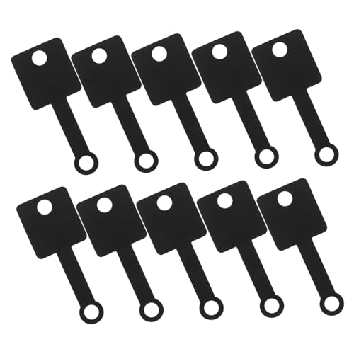 COOPHYA 200stücke Schmuck Display Karten Für Ohrringe Halsketten Selbstklebende Schwarze Kraftpapier Halterkarten Für Schmuckverpackung Und Präsentation von COOPHYA