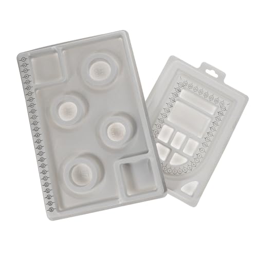 COOPHYA 2stücke Schmuck Design Und Messbrett Für Armbänder Und Praktische Bead Board Organizer Tray Mit Für Schmuckherstellung Und Kreative Projekte von COOPHYA