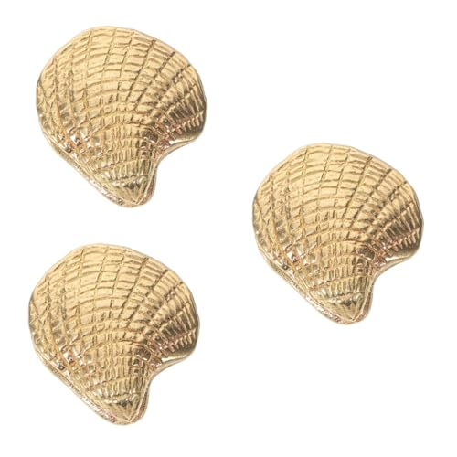 COOPHYA 3 Stück Messing Muschelförmiger Möbelgriff Schubladenknauf Türgriff für Schränke Kommoden und Garderoben Dekorativer Langlebiger Möbelknopf für Verschiedene Möbelstile COOPHYA 3 Stück Messing Muschelförmiger Möbelgriff Schubladenknauf Türgriff für Schränke Kommoden und Garderoben Dekorativer Langlebiger Möbelknopf für Verschiedene Möbelstile von COOPHYA