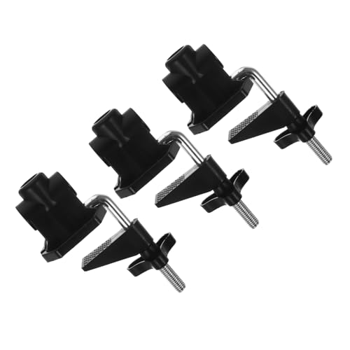 COOPHYA 3 Stücke Teiliges Aluminiumlegierung Tischlampen-clip Feste Basis Stabile Metallklemme für Schreibtischlampenbefestigung Zuhause Büro Dormitorium von COOPHYA