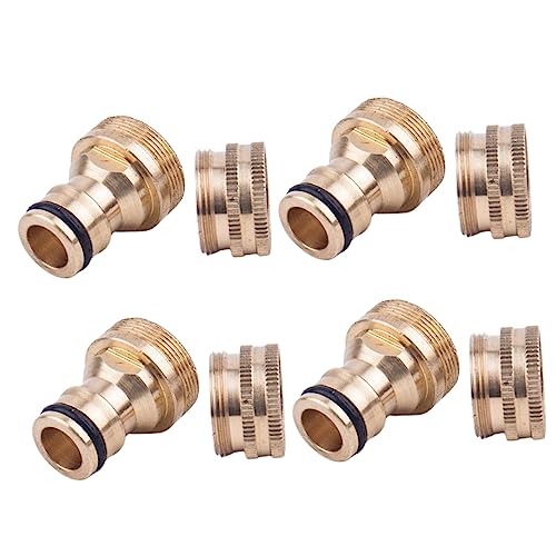 COOPHYA 4 Sätze Basin Adapter Set Teiliges Wasserhahnanschluss Set für Gartenschläuche Adaptern für Einfache Verbindung und Vielseitige Anwendung im Garten Pflanzenbewässerung von COOPHYA