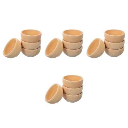COOPHYA 4 Sätze Unvollendete Holzschalen Für Diy Bastelspielzeug Kleine Holzschalen Für Kreativität Und Handwerksprojekte Glatte Holzoberfläche Für Gestaltung 4 Stück * 4 COOPHYA 4 Sätze Unvollendete Holzschalen Für Diy Bastelspielzeug Kleine Holzschalen Für Kreativität Und Handwerksprojekte Glatte Holzoberfläche Für Gestaltung 4 Stück * 4 von COOPHYA