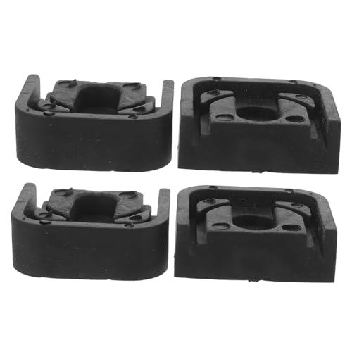 COOPHYA 4 Stück Teiliges Gummi-anti-vibrations-pad Stoßdämpfende Wasserdichte Klimaanlagen-gummipads Schwere Vibrationsdämpfer für Außengeräte Geräuschreduzierende Schallschutzbasis für von COOPHYA