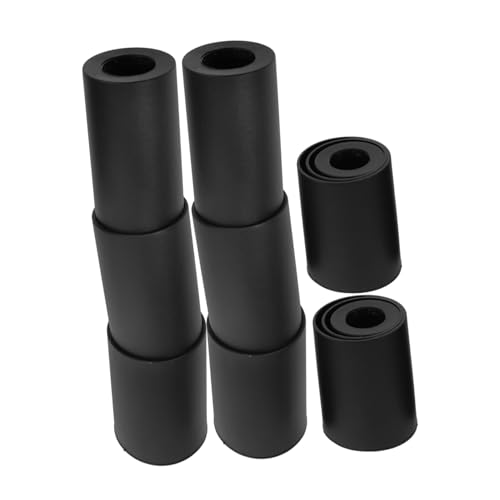 COOPHYA 4 Stück Teiliges rutschfeste Staubdichte Ausziehbar-gasdruckfeder-Abdeckung für Bürostuhl Zylinderschutz Langlebiges Material Anti-rutsch Geeignet für Drehstuhl und Hocker von COOPHYA