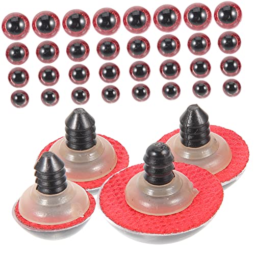 COOPHYA 40 Stück Plüschspielzeug Augen Glänzende Kristallpuppenaugen DIY Spielzeugzubehör für Bastelprojekte und Puppenherstellung Verschiedene COOPHYA 40 Stück Plüschspielzeug Augen Glänzende Kristallpuppenaugen DIY Spielzeugzubehör für Bastelprojekte und Puppenherstellung Verschiedene von COOPHYA