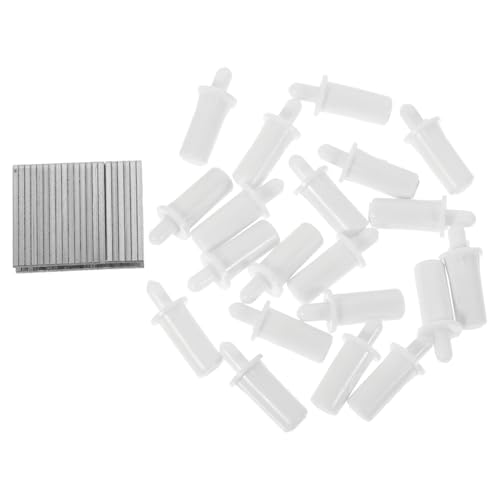 COOPHYA 40 Stück Teiliges Shutter Reparaturset mit Edelstahl Lamellenklammern und Kunststoff Fensterläden Ersatzstiften Langlebig und Einfach zu Verwenden für Schnelle Reparaturen von von COOPHYA