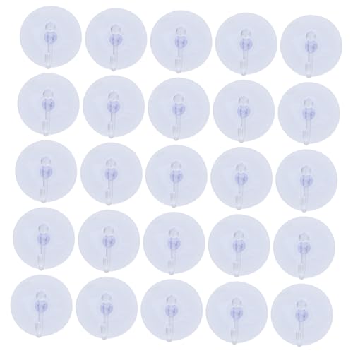 COOPHYA 40 Stück Transparente Saugnapfhaken mit Haken für Glatte Oberflächen Wie Fenster Bad Wand Tür Starke Kleine Saughaken ohne Bohren Vielseitig Einsetzbar für Badezimmer und Küche von COOPHYA