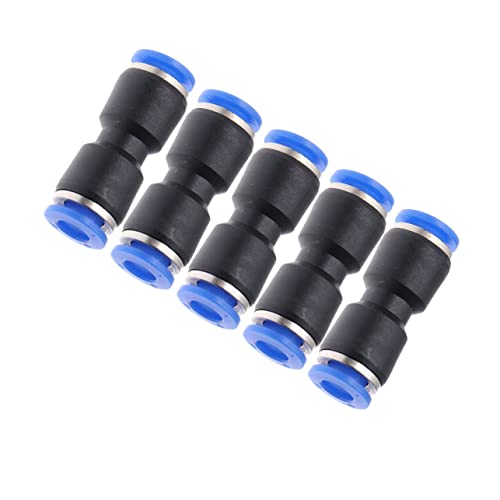 COOPHYA 5 Stück Teiliges Hochdruck-sprühgeradeschlauch-verbindungsstück Schneller Garten-schlauchadapter aus Robustem Kunststoff Praktisch für Gewächshaus Bewässerungsanlagen von COOPHYA