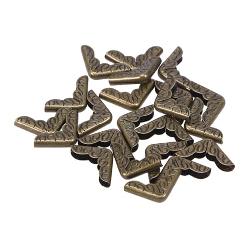 COOPHYA 50 Stück Bucheckenschutz Eckenschutz für Scrapbooking Fotoalben und Notizbücher Dekorative Metallakzente für DIY Projekte Schützend COOPHYA 50 Stück Bucheckenschutz Eckenschutz für Scrapbooking Fotoalben und Notizbücher Dekorative Metallakzente für DIY Projekte Schützend von COOPHYA