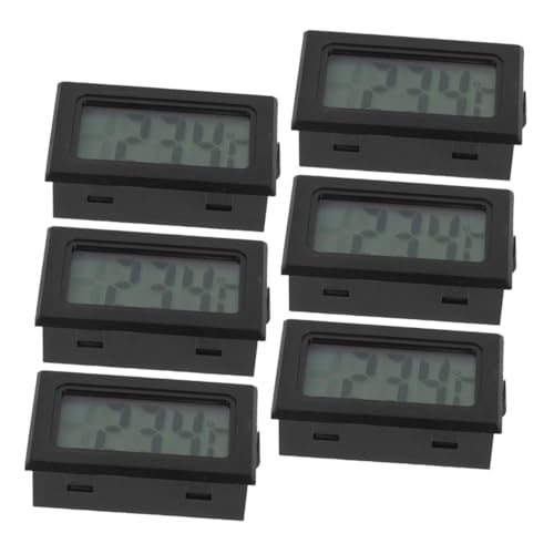 COOPHYA 6 Stück Digitales Raumthermometer mit Eingebetteter Anzeige Präzise Temperaturmessung Platzsparendes Design für Innen Außenbereiche für Gewächshaus und Pool COOPHYA 6 Stück Digitales Raumthermometer mit Eingebetteter Anzeige Präzise Temperaturmessung Platzsparendes Design für Innen Außenbereiche für Gewächshaus und Pool von COOPHYA
