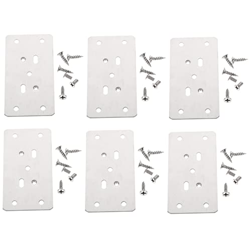 COOPHYA 6 Stück Scharnier Reparaturplatten Möbel Reparaturplatten für Schranktüren Küchenschränke und Möbel Einfache Installation mit Schrauben COOPHYA 6 Stück Scharnier Reparaturplatten Möbel Reparaturplatten für Schranktüren Küchenschränke und Möbel Einfache Installation mit Schrauben von COOPHYA