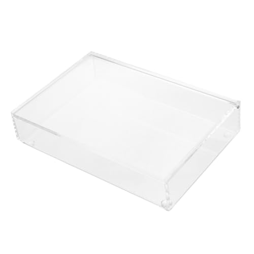 COOPHYA Acryl Aufbewahrungsbox Für Stifte Und Bürobedarf Transparente Stapelbare Multi-use Box Mit Staubschutzdeckel Praktischer Organizer Für Schreibtisch Schlafzimmer Und Bad von COOPHYA