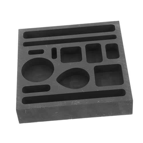 COOPHYA 12löcher Gussform Aus Graphit Für Metall Graphitformen Zum Giessen Von Barren Design Mit Beweglicher Zubehör Für Metallguss Und Schmelzvorgänge von COOPHYA