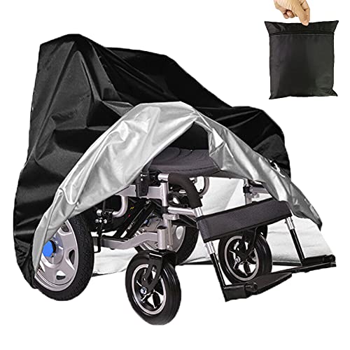 COOSOO Elektrischer Rollstuhlbezug wasserdicht für Reisen Heavy Duty Mobility Scooter Abdeckung Outdoor Schutz vor Regen UV Staub Schmutz von COOSOO