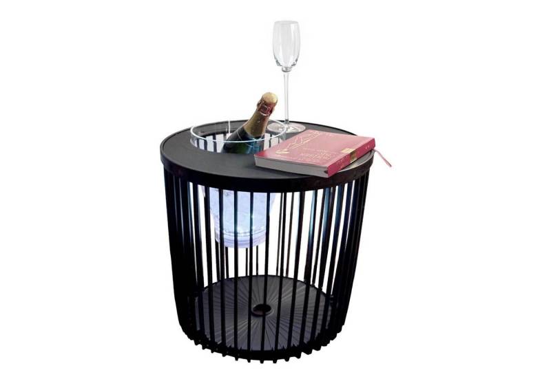 COOTAB Cooler Table Beistelltisch Copenhagen Beistelltisch mit Acryl-Weinkühler (1-St), Wetterfest, Pflegeleicht, Hitzebeständig, Stapelbar von COOTAB Cooler Table
