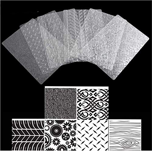 6 Stück Reifen-Backformen-Set mit Blumenstruktur, Kekszucker-Handwerk, Dekoration, Texturmatte, Backwerkzeuge, Fondant-Kuchenform, transparente Prägeform, Kunststoff-Kuchenspitzenmatte 6 Stück Reifen-Backformen-Set mit Blumenstruktur, Kekszucker-Handwerk, Dekoration, Texturmatte, Backwerkzeuge, Fondant-Kuchenform, transparente Prägeform, Kunststoff-Kuchenspitzenmatte von COOVS