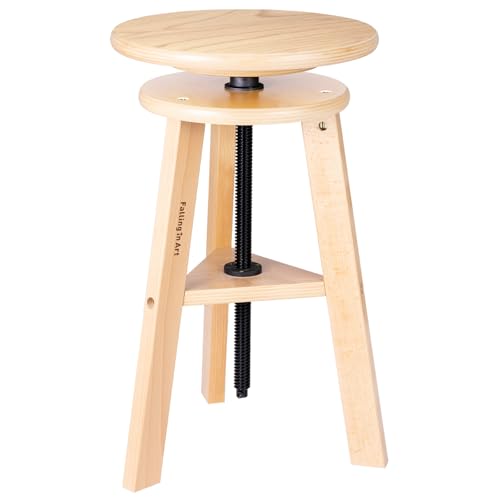 COOZEE 48 cm bis 66 cm hoher Holzschalthocker, Beechwood -Künstlerhocker mit Verstellbarer Höhe, Holzhocker -Stuhl für Malerei, perfekt für Künstlerstudio, Büro und Heimgebrauch, Natural COOZEE 48 cm bis 66 cm hoher Holzschalthocker, Beechwood -Künstlerhocker mit Verstellbarer Höhe, Holzhocker -Stuhl für Malerei, perfekt für Künstlerstudio, Büro und Heimgebrauch, Natural von COOZEE