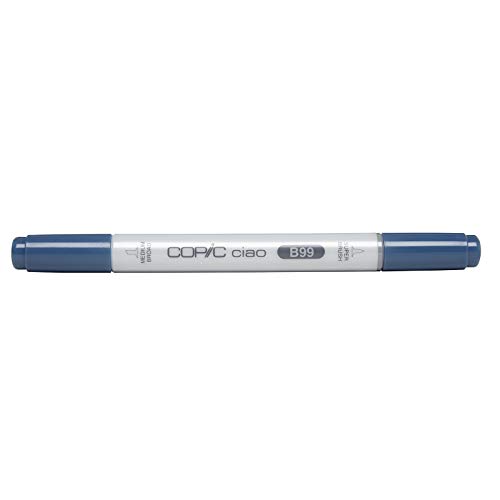 COPIC Ciao Marker Typ B - 99, Agate, vielseitiger Layoutmarker, mit einer mittelbreiten und einer Brush-Spitze von Copic
