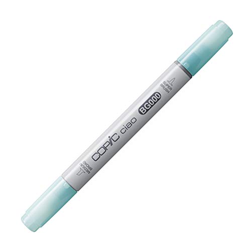 COPIC Ciao Marker Typ BG - 000, Pale Aqua, vielseitiger Layoutmarker, mit einer mittelbreiten und einer Brush-Spitze COPIC Ciao Marker Typ BG - 000, Pale Aqua, vielseitiger Layoutmarker, mit einer mittelbreiten und einer Brush-Spitze von Copic