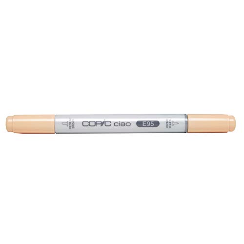 COPIC Ciao Marker Typ E - 95, Tea Orange, vielseitiger Layoutmarker, mit einer mittelbreiten und einer Brush-Spitze von Copic