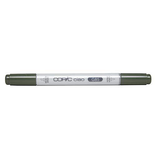 COPIC Ciao Marker Typ G - 85, Verdigris, vielseitiger Layoutmarker, alkoholbasiert, mit einer mittelbreiten und einer Brush-Spitze von Copic