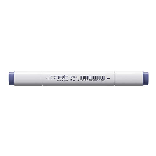 COPIC Classic Marker Typ BV - 04, Blue Berry, professioneller Layoutmarker, mit einer breiten und einer feinen Spitze von Copic