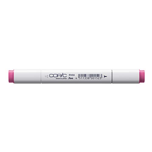 COPIC Classic Marker Typ RV - 04, Shock Pink, professioneller Layoutmarker, mit einer breiten und einer feinen Spitze von Copic