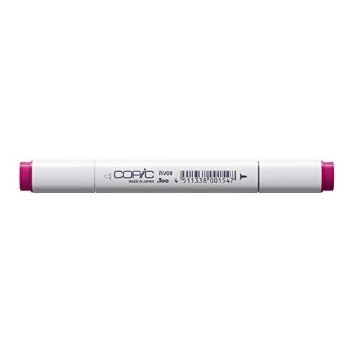 COPIC Classic Marker Typ RV - 09, Fuchsia, professioneller Layoutmarker, mit einer breiten und einer feinen Spitze von Copic