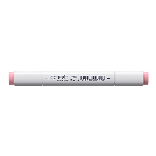 COPIC Classic Marker Typ RV - 13, Tender Pink, professioneller Layoutmarker, mit einer breiten und einer feinen Spitze von Copic