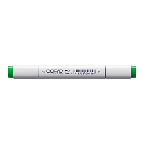 COPIC Classic Marker Typ YG - 09, Lettuce Green, professioneller Layoutmarker, mit einer breiten und einer feinen Spitze von Copic