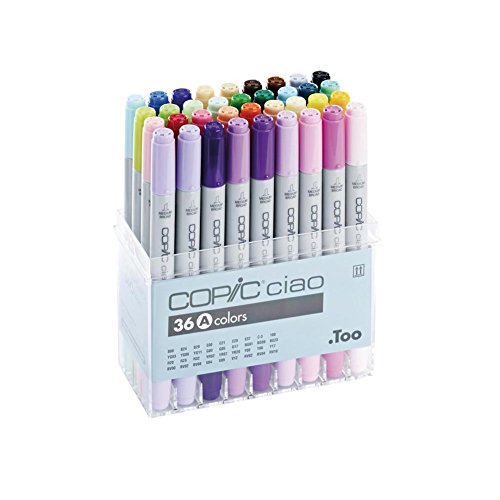 COPIC Hobbymarker ciao, 36er Set A 4511338008256 von COPIC