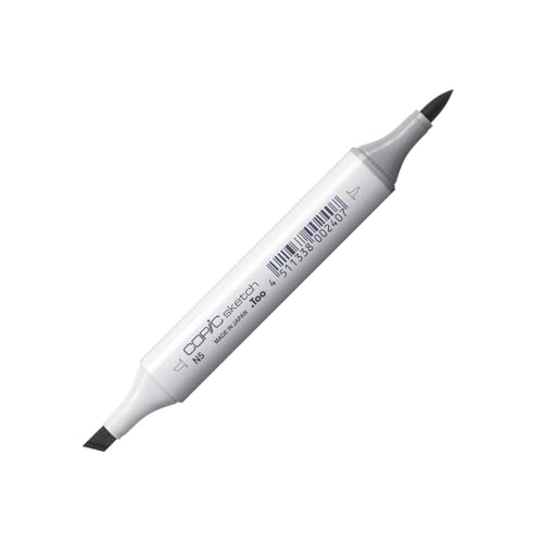 COPIC Sketch Marker Typ N - 5, neutral gray No. 5, professioneller Pinselmarker, mit einer Super-Brush-Spitze und einer Medium-Broad-Spitze COPIC Sketch Marker Typ N - 5, neutral gray No. 5, professioneller Pinselmarker, mit einer Super-Brush-Spitze und einer Medium-Broad-Spitze von Copic